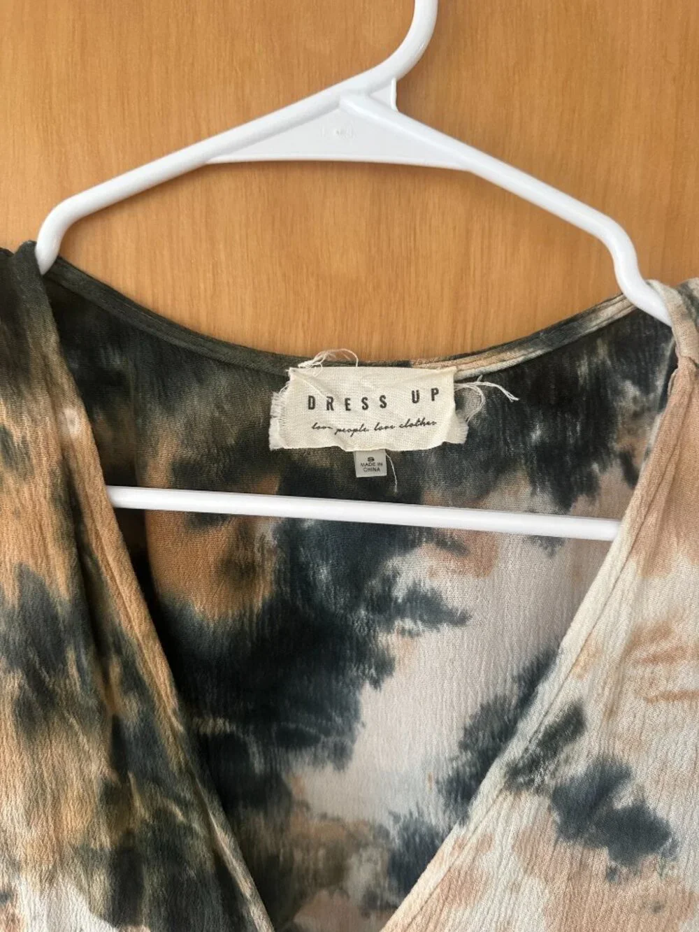 Tie Dye Flowy Romper Small